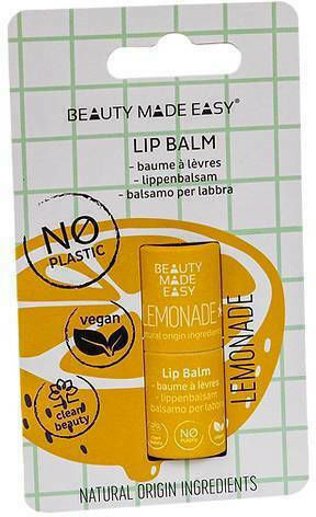 Beauty Made Easy Easy Paper Tube Lip Balm Lemonade 5.5gr