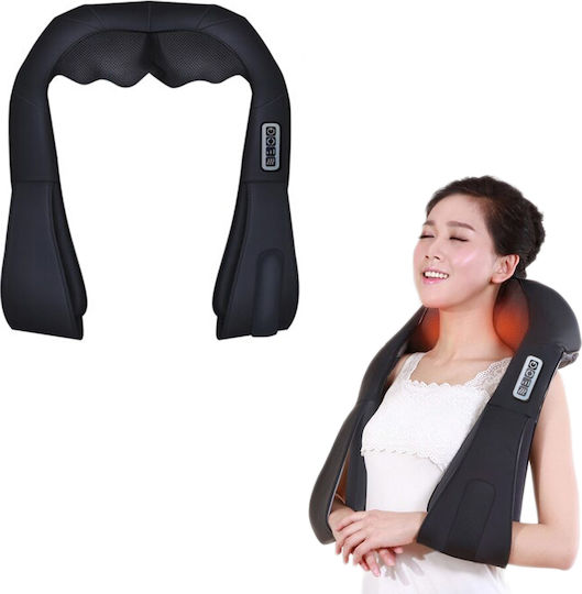 Clever Shiatsu Massage Device Shiatsu for the Neck with Infrared Heat Green 090085