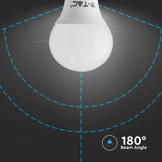 V-TAC Vt-1880 LED Bulb 4.5W 80mm for Socket E14 and Shape P45 Cool White 470lm