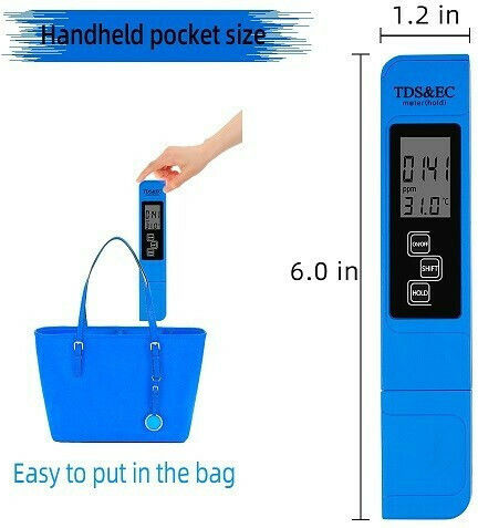Digital Thermometer / Conductivity / TDS / EC Meter 004455
