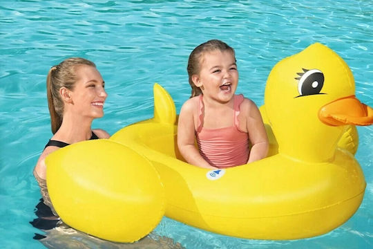 Bestway Παιδική Φουσκωτή Βάρκα Κίτρινη 104x99εκ.