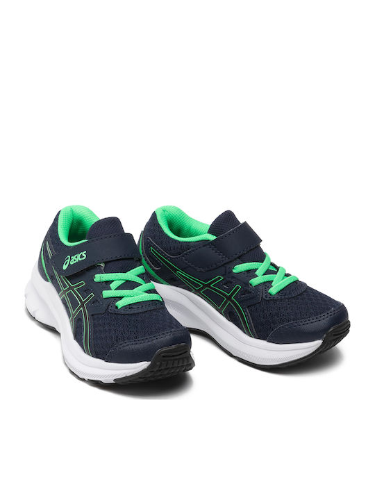 Jolt 3 Ps Kids Sports Shoes Running with Hoop & Loop Closure Navy Blue