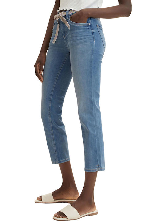 Alexa Γυναικείο Jean Παντελόνι Mid Stone Wash