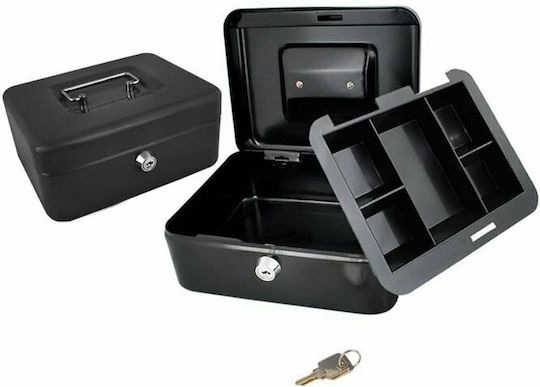 Malatec Cash Box with Lock Black