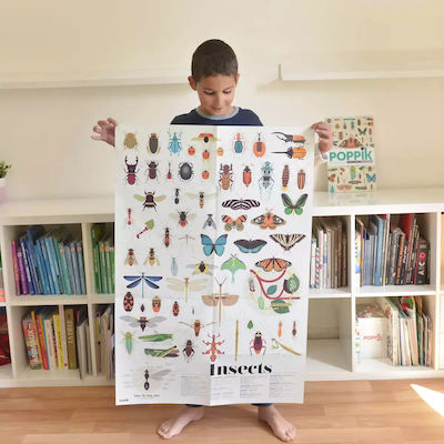 Poppik Aufkleber Discovery Stickers - Insects für Kinder 6++ Jahre