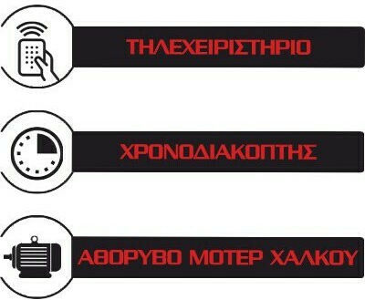 Morris Ανεμιστήρας Πύργος 65W με Τηλεχειριστήριο Λευκός