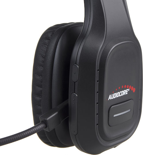 Audiocore AC864 Ασύρματα Over Ear Multimedia Ακουστικά με μικροφωνο και σύνδεση Bluetooth