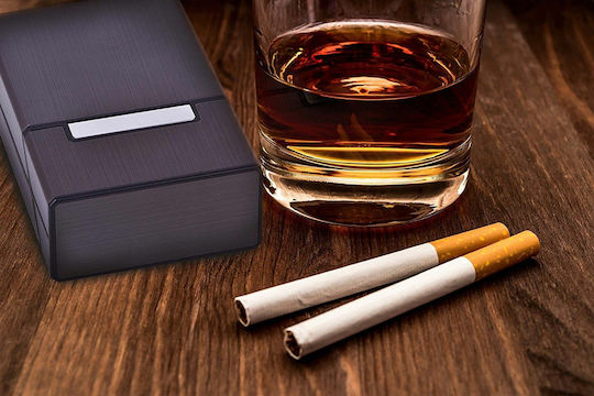 Metal Cigarette Case Θήκη Πακέτου Τσιγάρων
