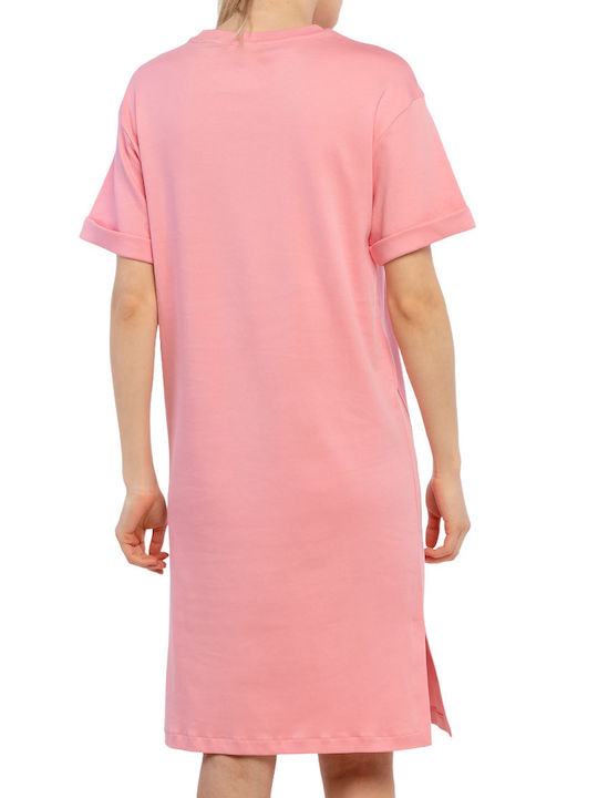 Hugo Boss Jersey Neyle Summer Mini T-Shirt Dress Pink
