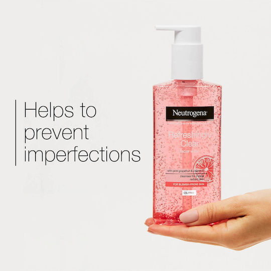 Neutrogena Visibly Clear Liquid Cleansing Face for Acne-Prone Skin 200ml