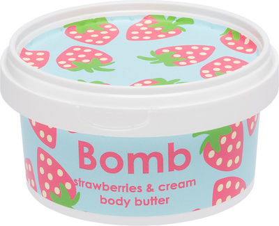 Bomb Cosmetics Strawberries & Cream Body Butter 210ml