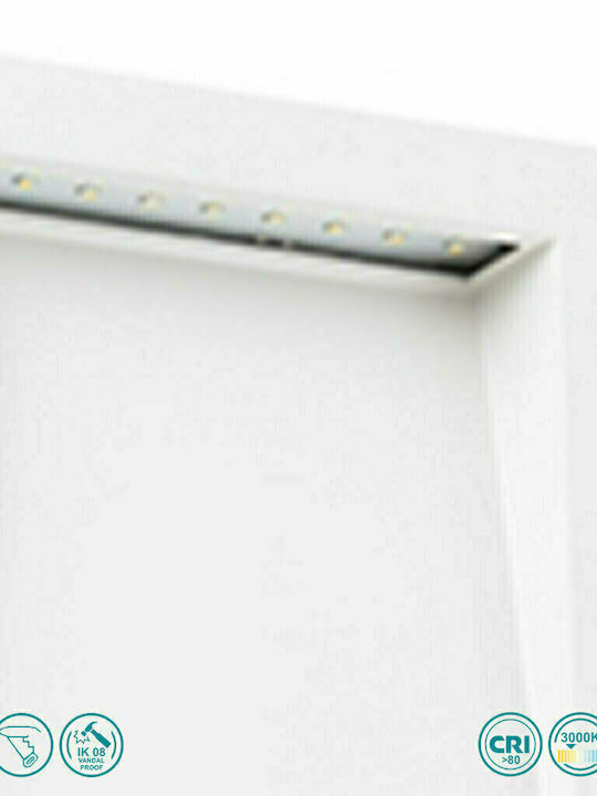 Faro Barcelona Soun Επιτοίχια Εξωτερική Πλαφονιέρα LED IP65 8W