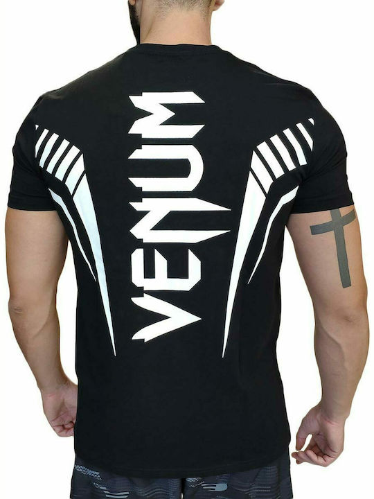 Venum 04180 Herren Kurzärmlig T-Shirt VENUM-04180-001 Schwarz