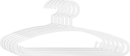 A-S Hangers Παιδική Κρεμάστρα Ρούχων Λευκή 158462C 6τμχ