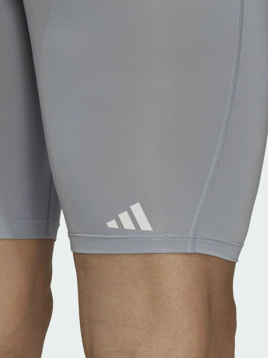 Adidas Techfit Colan sport pentru bărbați Compresie Scurt Argint