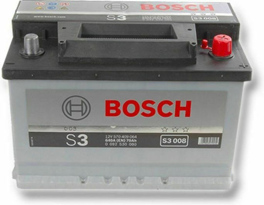 Bosch Μπαταρία Αυτοκινήτου S3008 με Χωρητικότητα 70Ah και CCA 640A