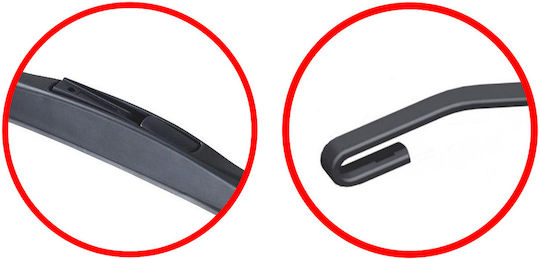 Einparts Front Car Wiper Blade Set 600mm/