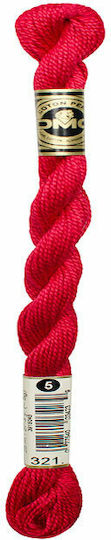 DMC Κλωστή Κεντήματος Μουλινέ Cotton Perle 115 No5 Βαμβακερή Φούξια 25m Στριφτή 25μ.
