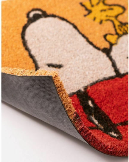 Grupo Erik Doormat Made of Coconut Fiber Snoopy Brown 60x40cm FGE0021 Brown