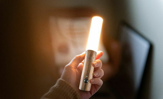 Gingko Smart Baton Light Винтидж Светлини за Стена с Интегриран LED с USB Порт Кафяв