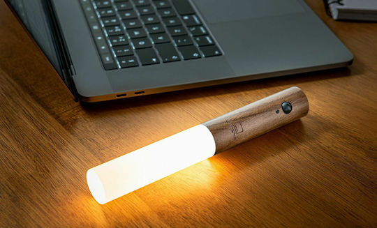 Gingko Smart Baton Light Винтидж Светлини за Стена с Интегриран LED с USB Порт Кафяв