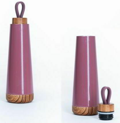 Chic Mic Bioloco Loop Stainless Steel Thermos Bottle BPA Free 500ml Pink
