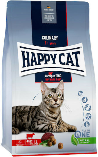 Happy Cat Sterilised Voralpen-Rind Ξηρά Τροφή για Ενήλικες Στειρωμένες Γάτες με Βοδινό 4kg