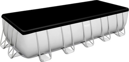 Bestway PVC Swimming Pool 19,281 L with Metallic Frame 640x274x132 cm White