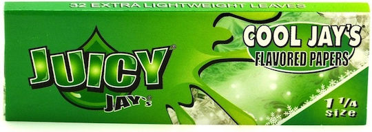 Juicy Jays Cool Jays Mentolicious Zigarettenpapier 1+1/4 32 Blätter 1Stück