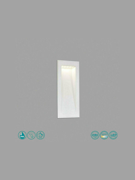 Faro Barcelona Soun Επιτοίχια Εξωτερική Πλαφονιέρα LED IP65 5W με Θερμό Λευκό Φως