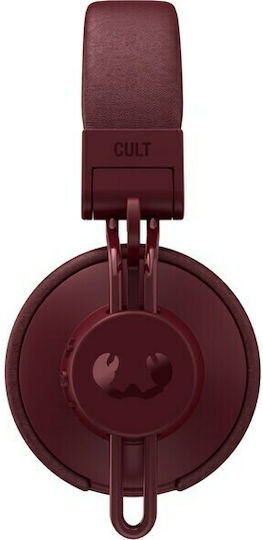Fresh 'n Rebel Cult Ασύρματα / Ενσύρματα Over Ear Ακουστικά με 25 ώρες Λειτουργίας Κόκκινα