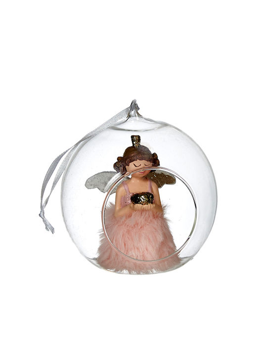 TnS Weihnachtshänger Kugel Ornament Glas 8cm (Μiverse Designs)