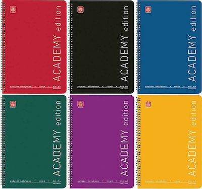 Typotrust Spiral Notebook Ruled A4 60 Sheets 1pcs (Μiscellaneous colours)