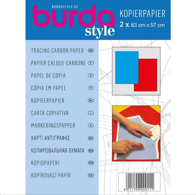 BurdaStyle Blue Sewing Paper 83x57cm 1022