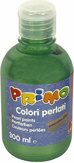 Primo Perlata Tempera Colour Paint Bottle 300ml Green