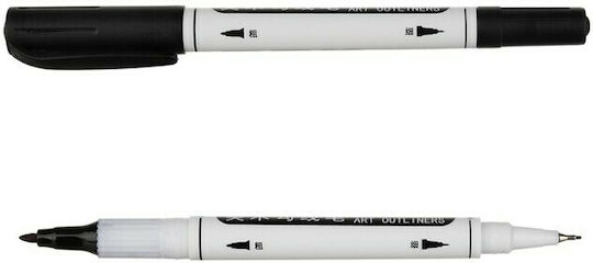 Loco Double-Sided Highlights Drawing Markers Double Tip Set 168pcs