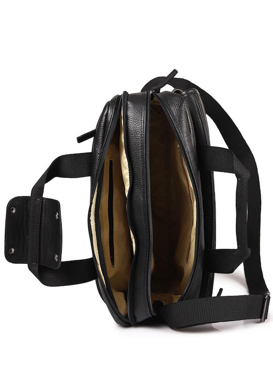 Professionelle Leder Tasche Schwarz