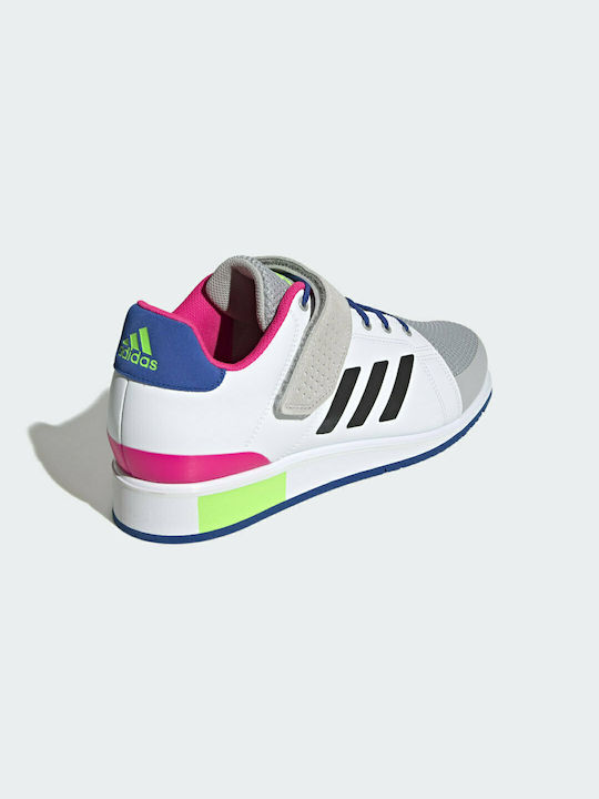 Adidas Power Perfect III Ανδρικά Αθλητικά Παπούτσια Crossfit Cloud White / Core Black / Team Solar Green