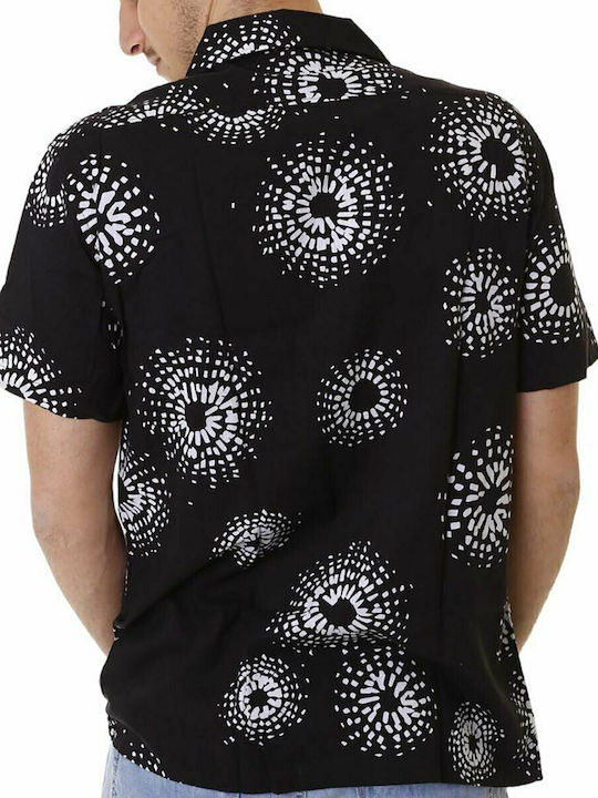 Billabong Sundays Vacay Men's Shirt Short Sleeve Floral Black