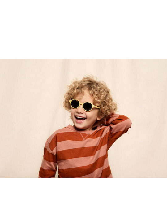 Izipizi Round Kids Sunglasses with Polarized Lens Lemonade for 3-5 Years