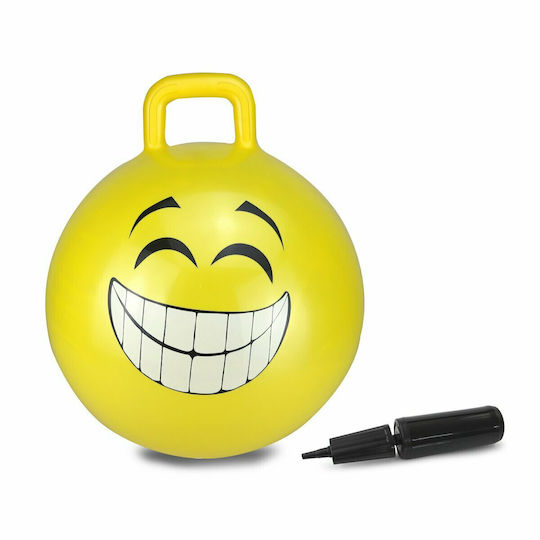 Jamara Χοπ Χοπ Μπάλα Hop Ball Smile Κίτρινο 45εκ.