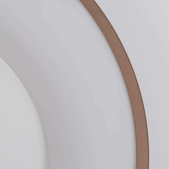GloboStar Salem Ceiling Mount Light 60cm Brown with Integrated LED and Remote Control