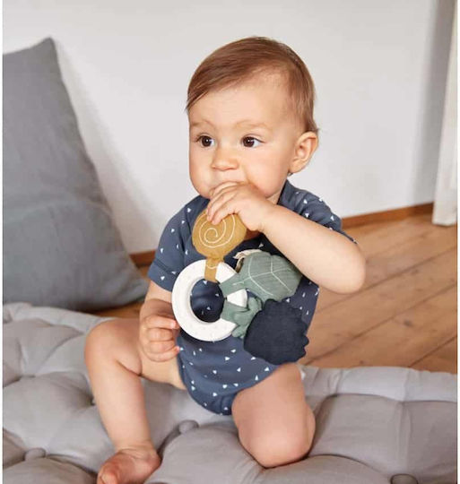 Laessig Snail Teething Rubber Rattle for 4 Months+
