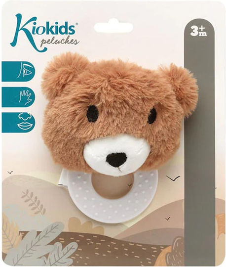 Kiokids Bear Beißring Zahnen Linderung aus Silikon für 3 m+