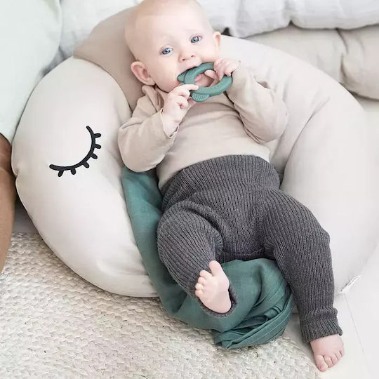 Done by Deer Teething Ring made of Silicone for 6 m+ Mustard/Green 2pcs