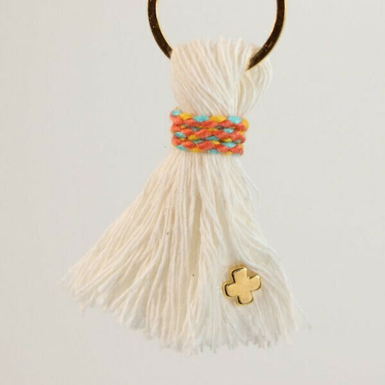 Celfie & CO Christening Charm Keychain Leros Beige 50pcs