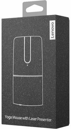 Lenovo Yoga With Laser Presenter Ασύρματο Bluetooth Ποντίκι Shadow Black