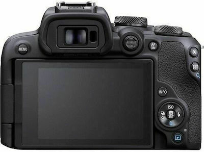 Canon Mirrorless Φωτογραφική Μηχανή EOS R10 Crop Frame Kit (RF-S 18-45mm f/4.5-6.3 IS STM) Black