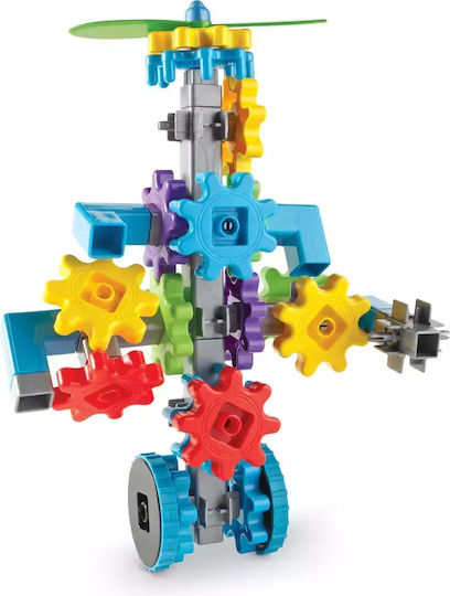 Learning Resources Пластмасова Конструктивна Игра Gears! Gears! Gears! Flight Gears за Деца 4+ години+ Години