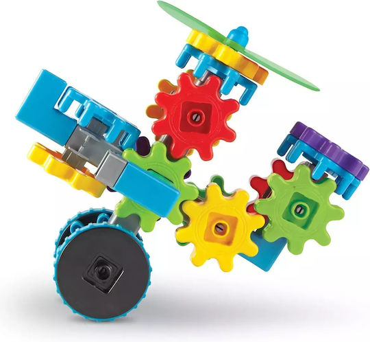 Learning Resources Пластмасова Конструктивна Игра Gears! Gears! Gears! Flight Gears за Деца 4+ години+ Години